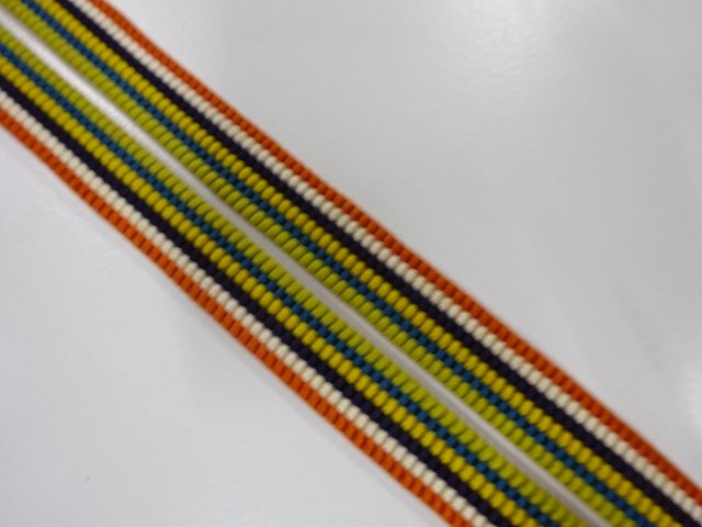  アンティーク　正絹　帯留め用　手組四分紐